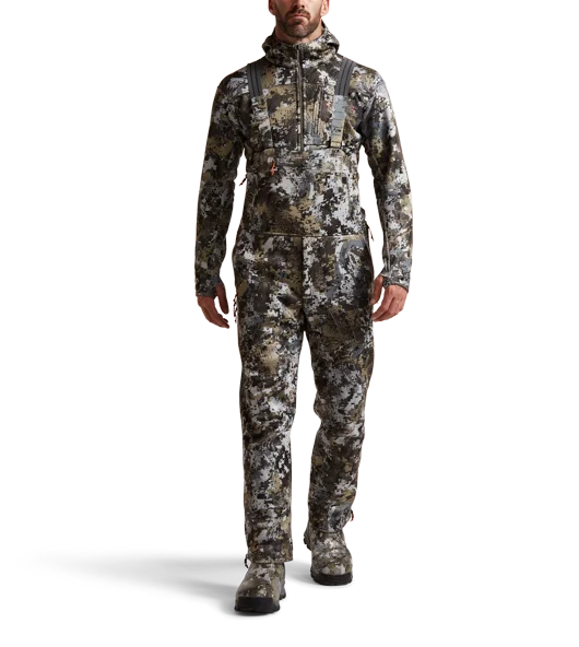 Мъжки зимни ловни гащеризони Traverse Bibs с подплата от шерпа вълна – топли, водоустойчиви и удобни