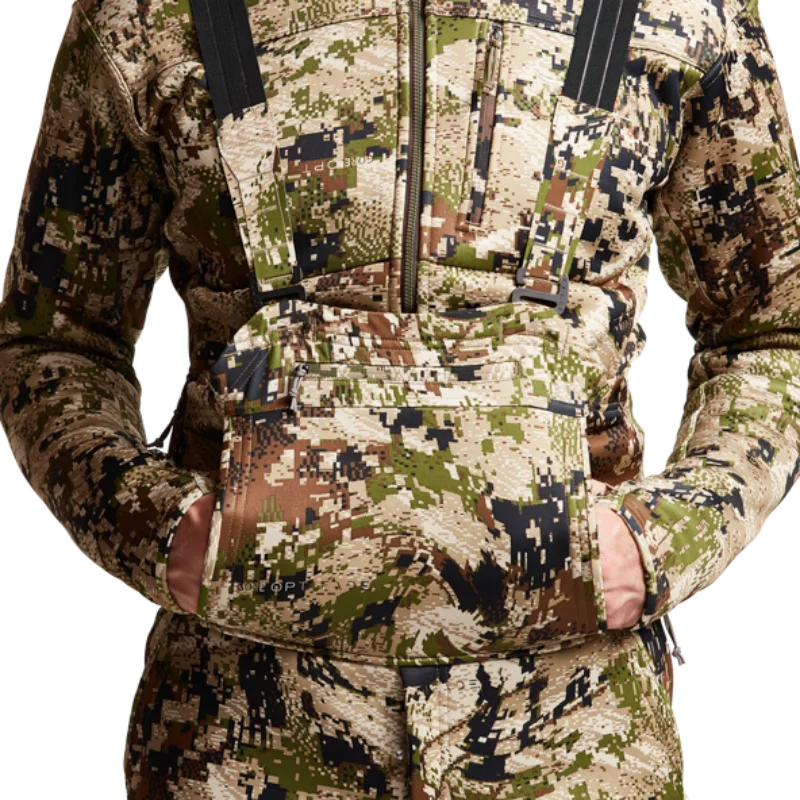 Мъжки зимни ловни гащеризони Traverse Bibs с подплата от шерпа вълна – топли, водоустойчиви и удобни