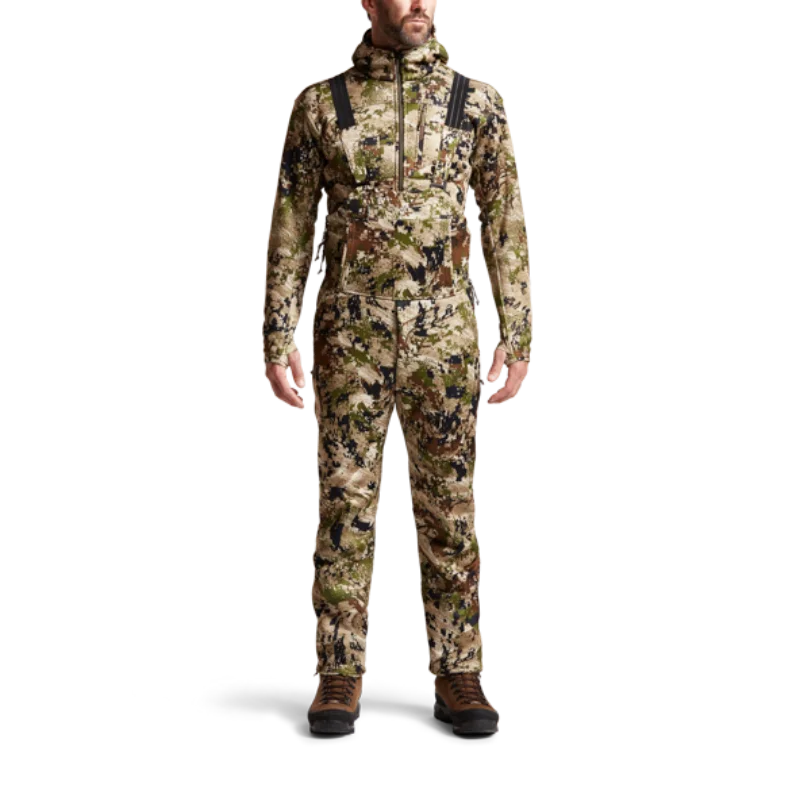 Мъжки зимни ловни гащеризони Traverse Bibs с подплата от шерпа вълна – топли, водоустойчиви и удобни