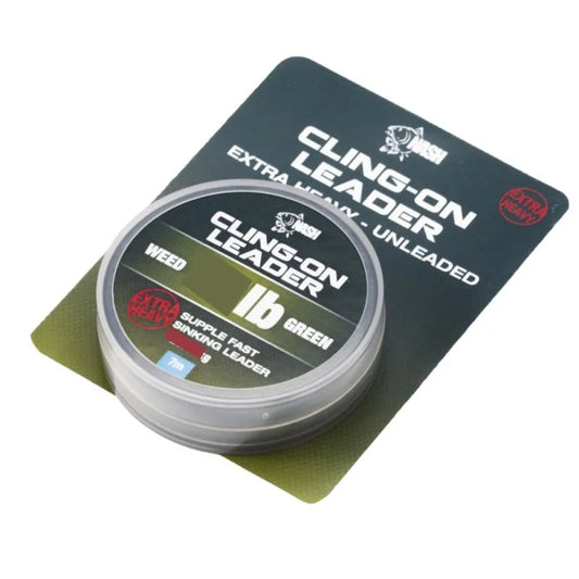 Повод Nash Clingon Leader 40lb (Weed) 10m